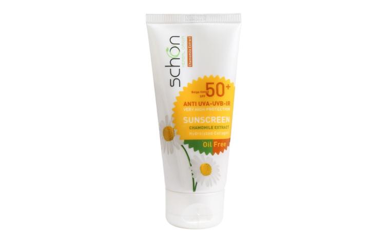 کرم ضد آفتاب SPF50 بی رنگ مناسب پوست چرب شون 50 میل