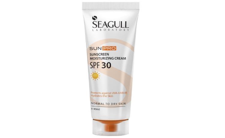 کرم ضد آفتاب بی رنگ SPF30 سی گل مناسب پوست خشک 50 میل