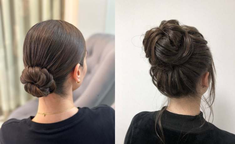 هماهنگی مدل موی گوجه‌ای با آرایش صورت